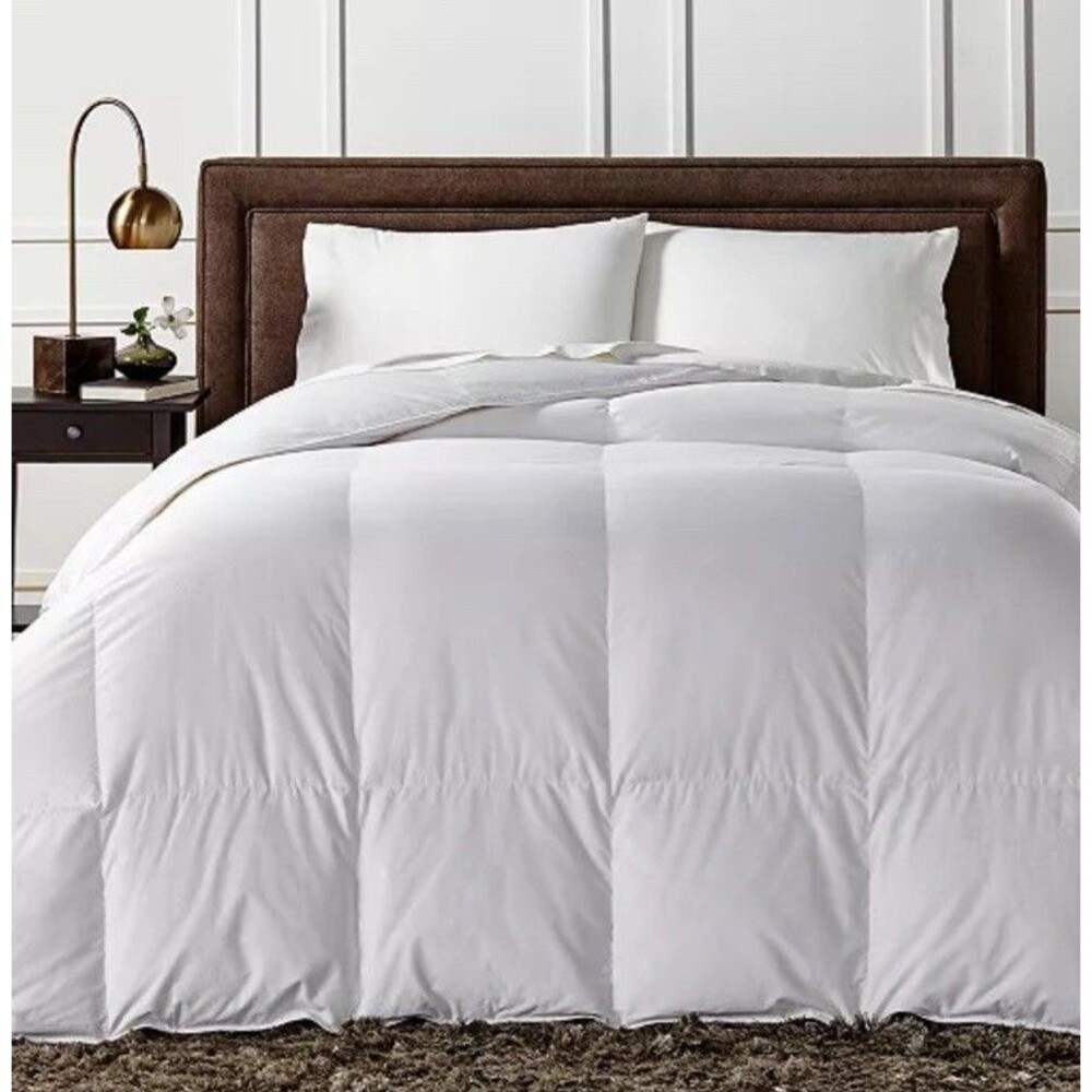 Charter Club Twin Heavyweight White Down Comforter $630